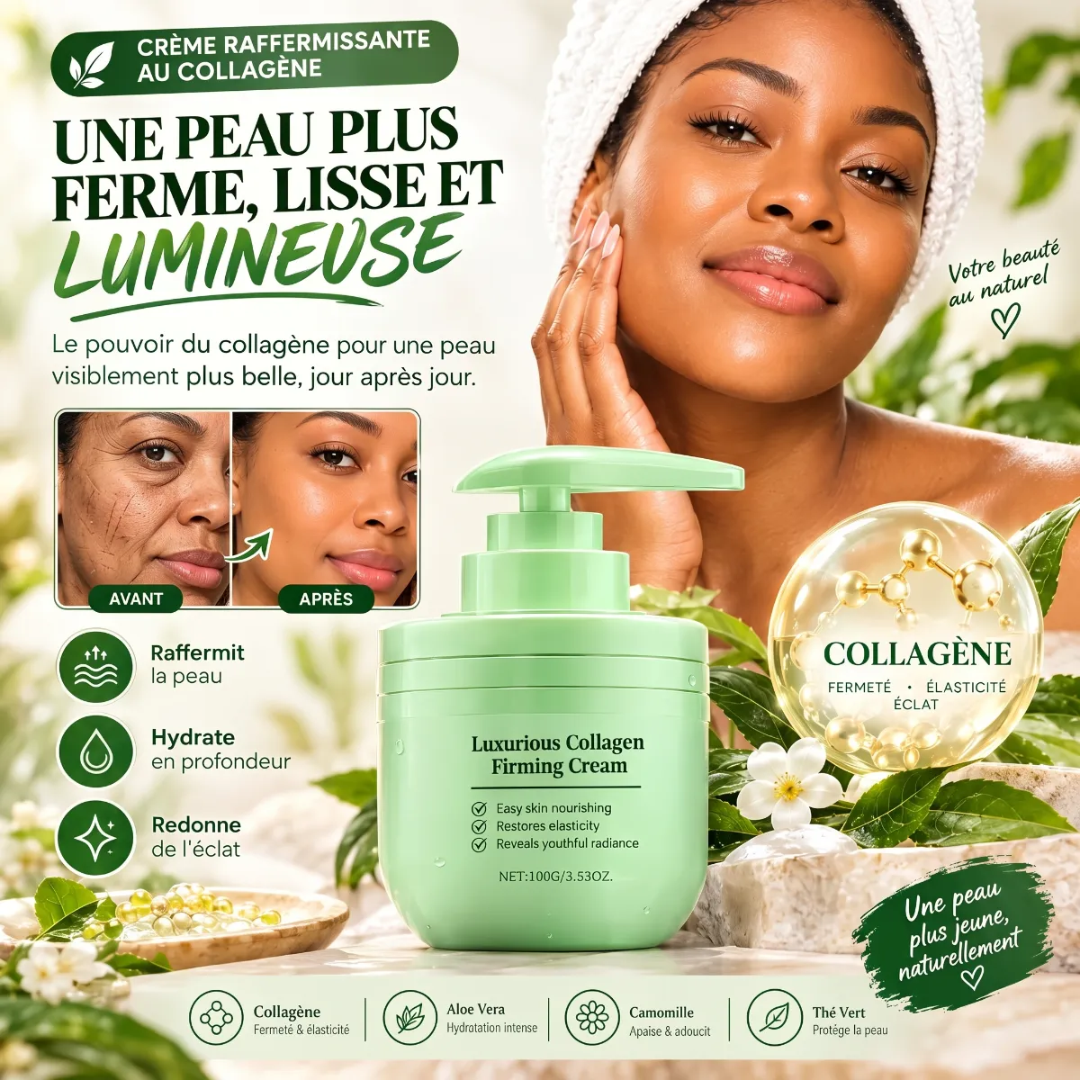 Collagen firming crème